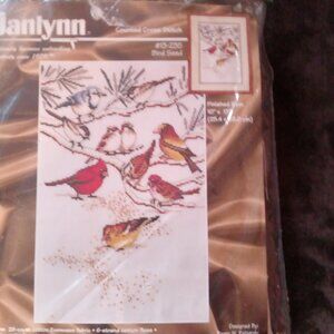 1999 Janlynn Bird Seed Counted Cross Stitch Kit #13-235